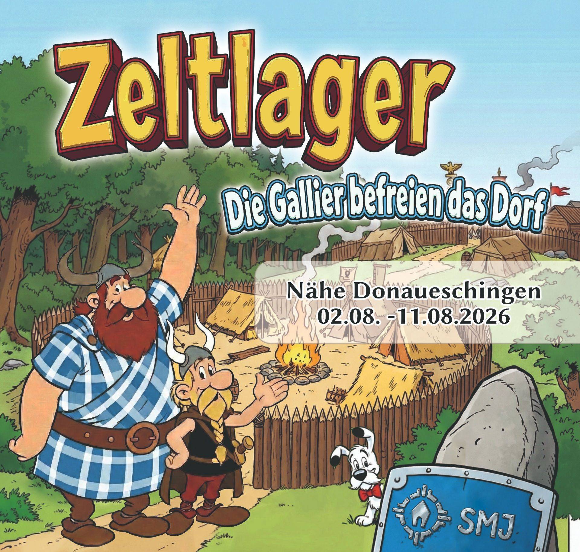 Zeltlager, Jungs, Sommer, Asterix, Obelix, Donaueschingen, Schönstatt, SMJ, 2026